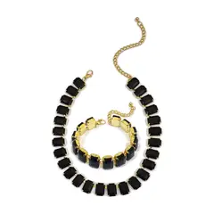 GENERICO - Set De Collar Y Pulsera Para Fiesta Rombo