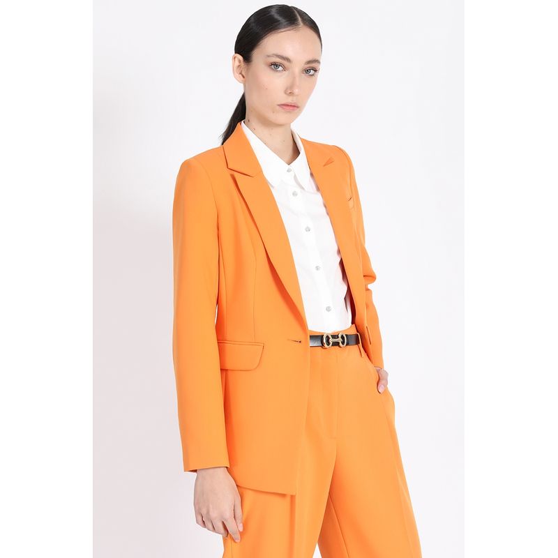 LIOLA - Blazer Entallado Naranjo Liola