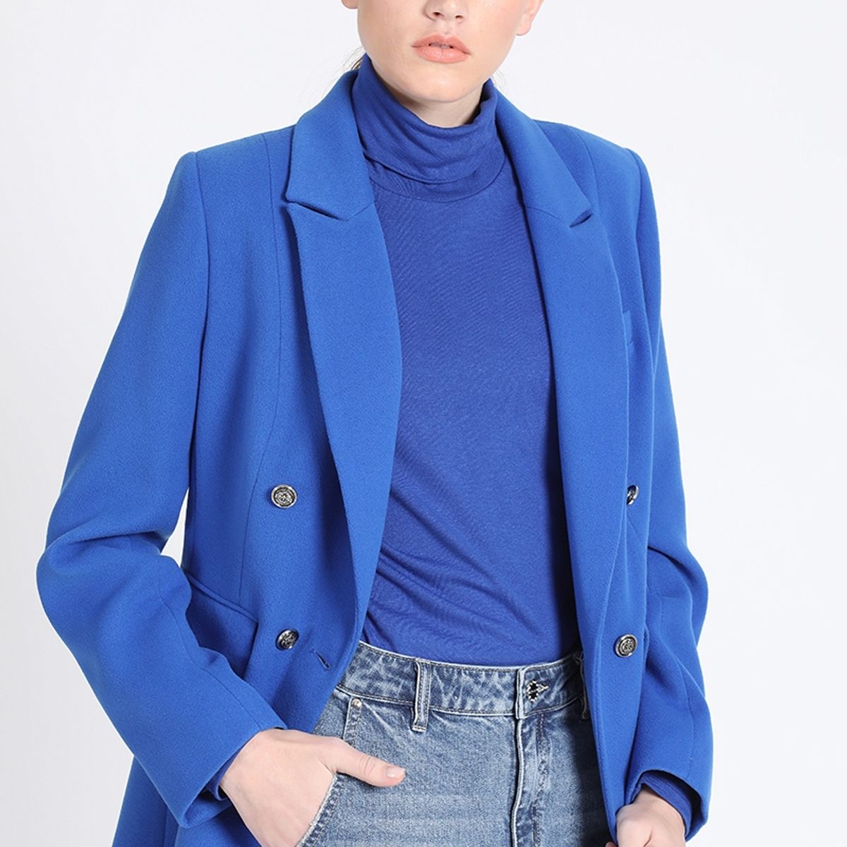 LIOLA - Blazer Cruzado Muflon Oceano Liola