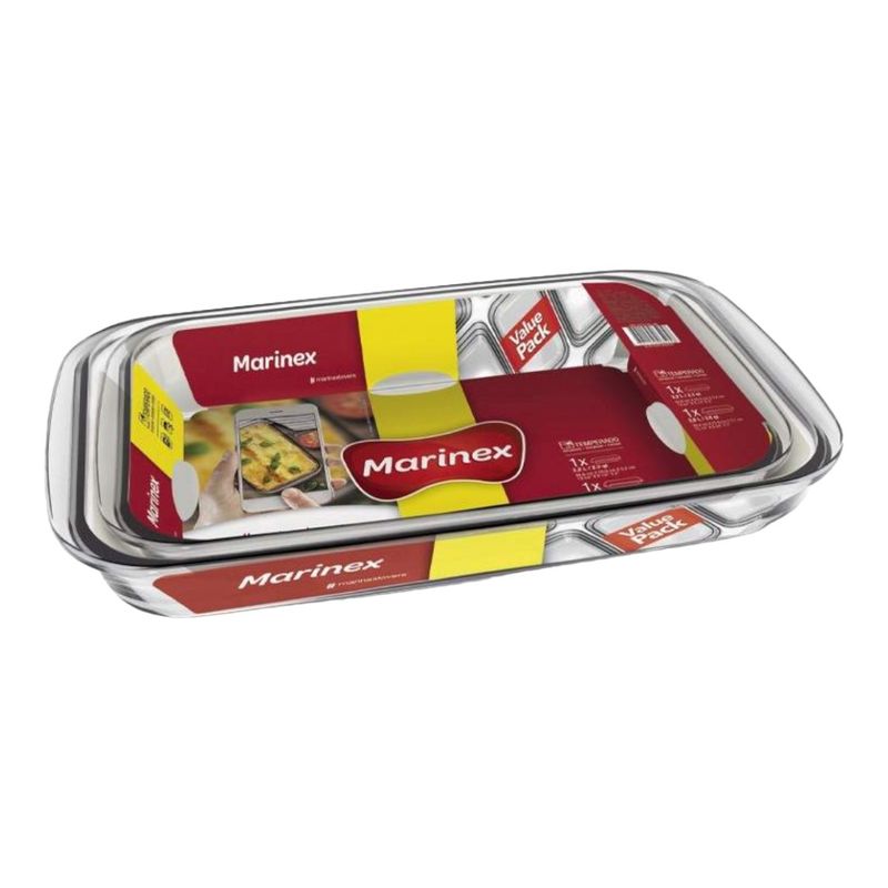 MARINEX - Pack  2 Fuentes Rectangulares (G/M)