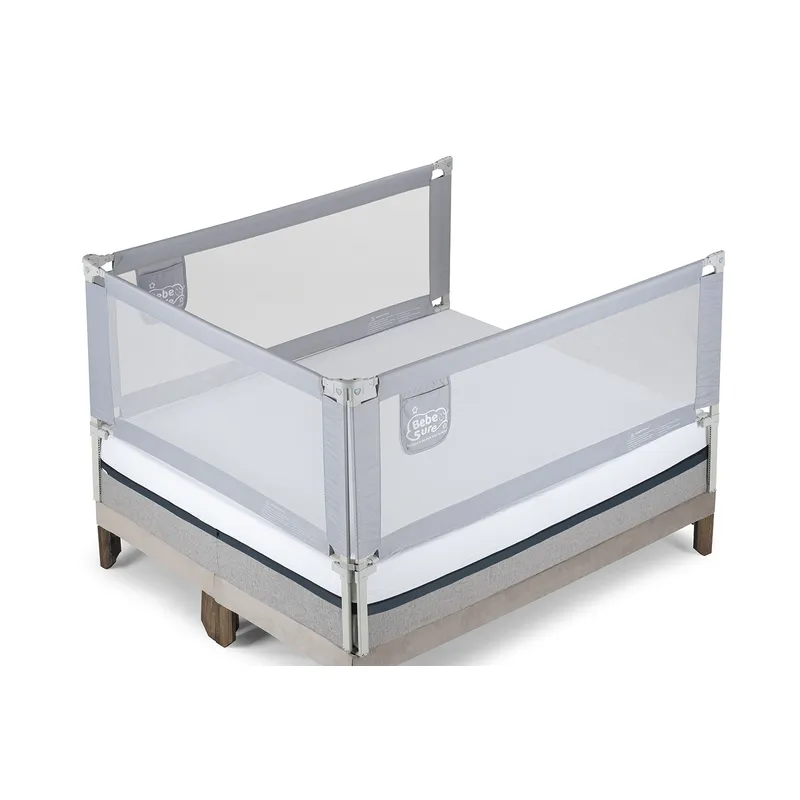 BEBE SURE - Set 3 barandas para cama 1.5P 105x200x200 cm colchón alto