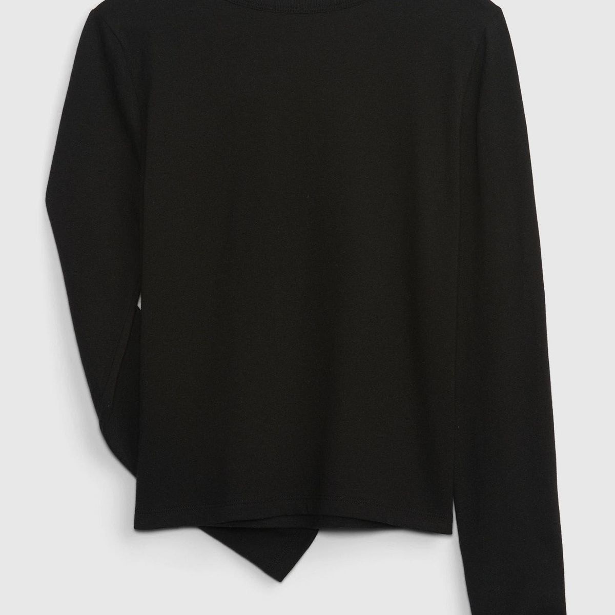 GAP - Polera Logo Manga Larga Floral Negro GAP