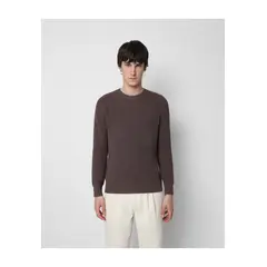 SCALPERS - Sweater Canalé Burgundy