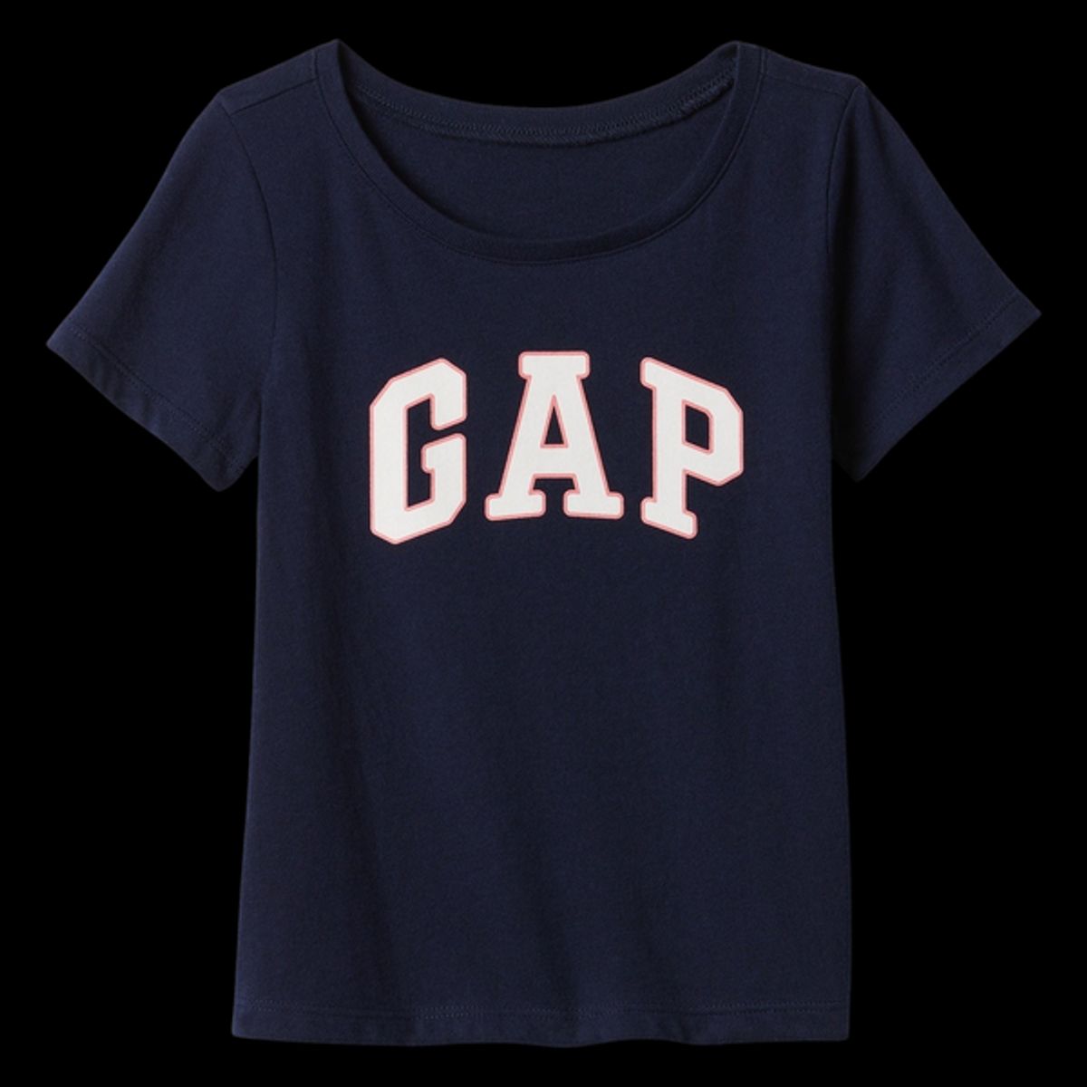 GAP - Polera Logo Manga Corta Marina Azul