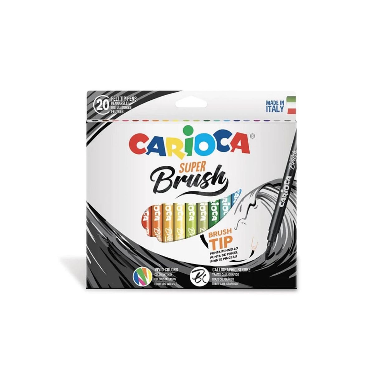 CARIOCA - Plumones Super Brush 20 Colores Carioca - SC
