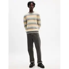 GAP - Chaleco Cuello Redondo Con Rayas Hombre Multicolor