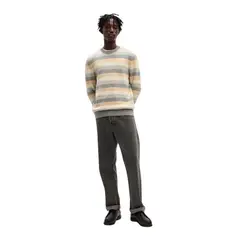 GAP - Chaleco Cuello Redondo Con Rayas Hombre Multicolor