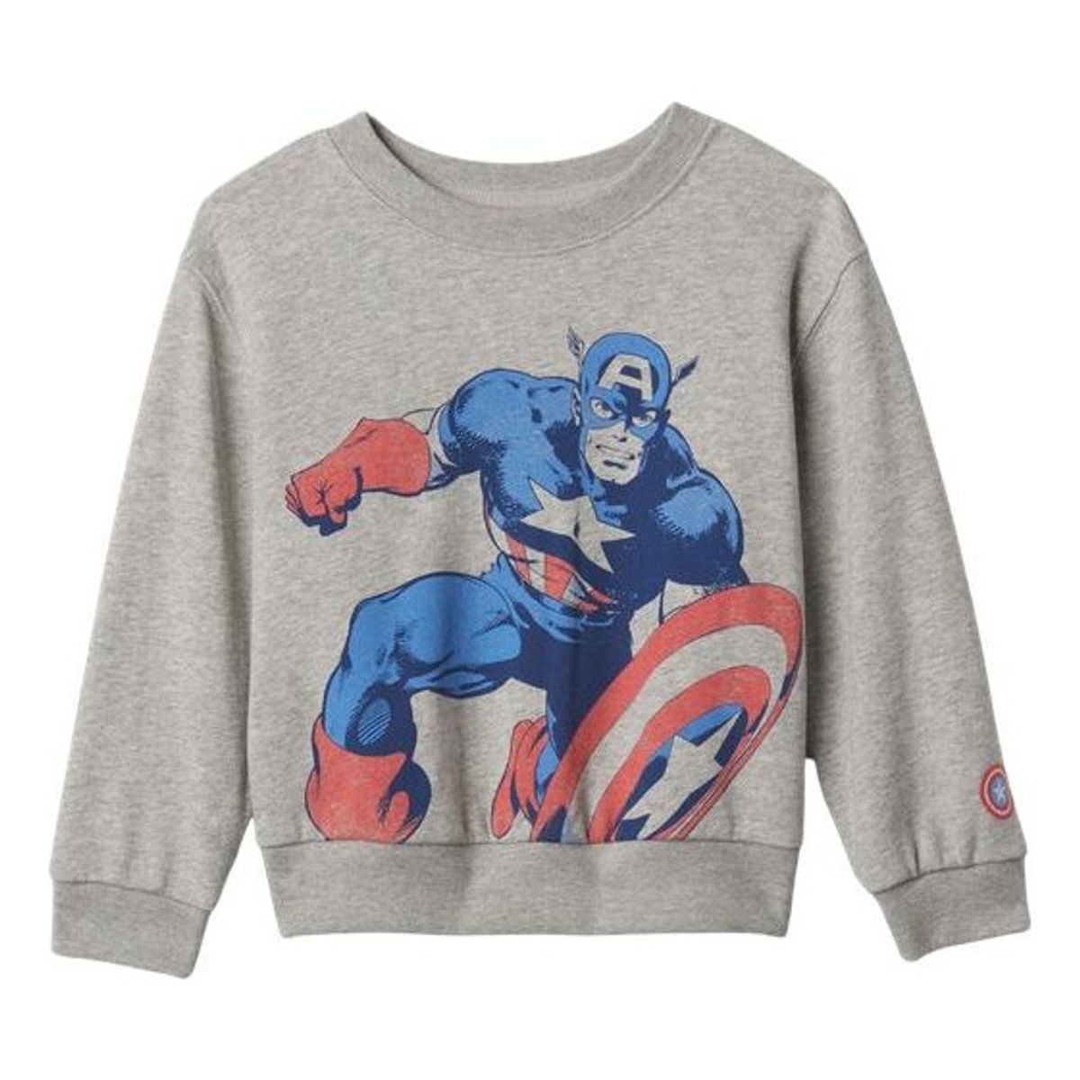 GAP - Polerón Marvel Sin Cierre Gris GAP