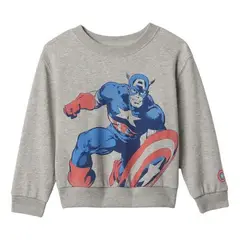 GAP - Polerón Marvel Sin Cierre Gris
