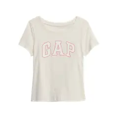 GAP - Polera Logo Manga Corta Beige