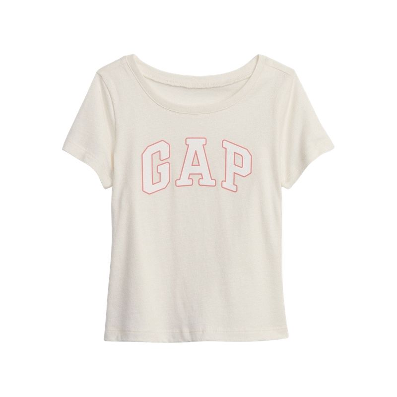 GAP - Polera Logo Manga Corta Blanco