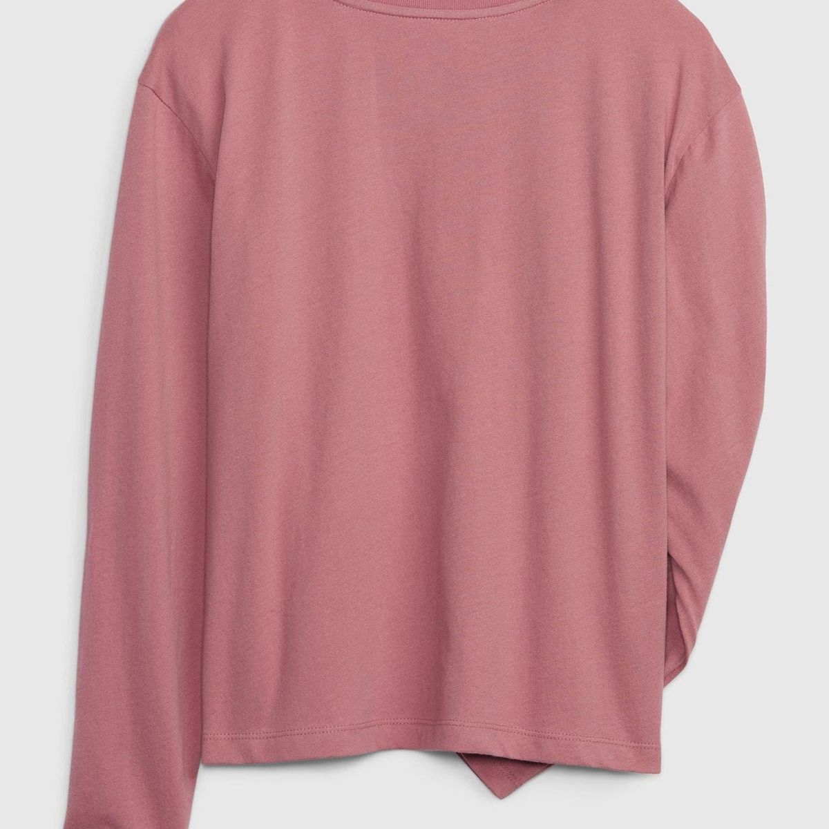 GAP - Polera Niña Gap Logo Lentejuelas Manga Larga Rosa