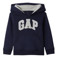 Polerón Logo Con Gorro Azul