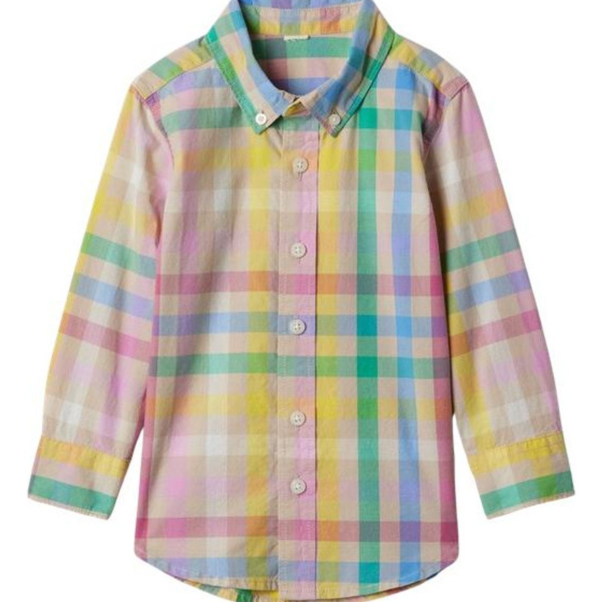 GAP - Camisa A Cuadro Manga Larga Multicolor GAP