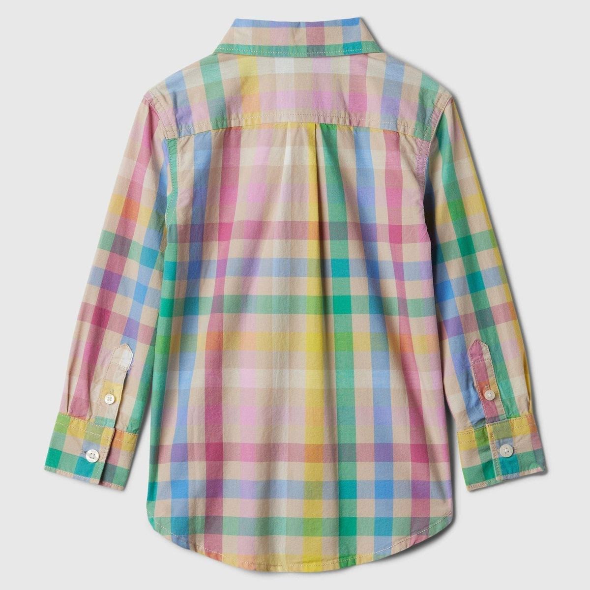 GAP - Camisa A Cuadro Manga Larga Multicolor GAP