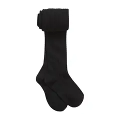 GAP - Pantys Tejido Acanalado Niña Negro