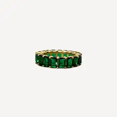 SUCCESS - Anillo Baguette Green Be You Joyas