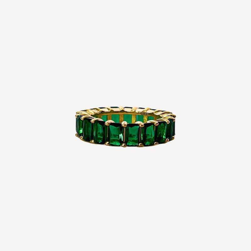 SUCCESS - Anillo Baguette Green Be You Joyas