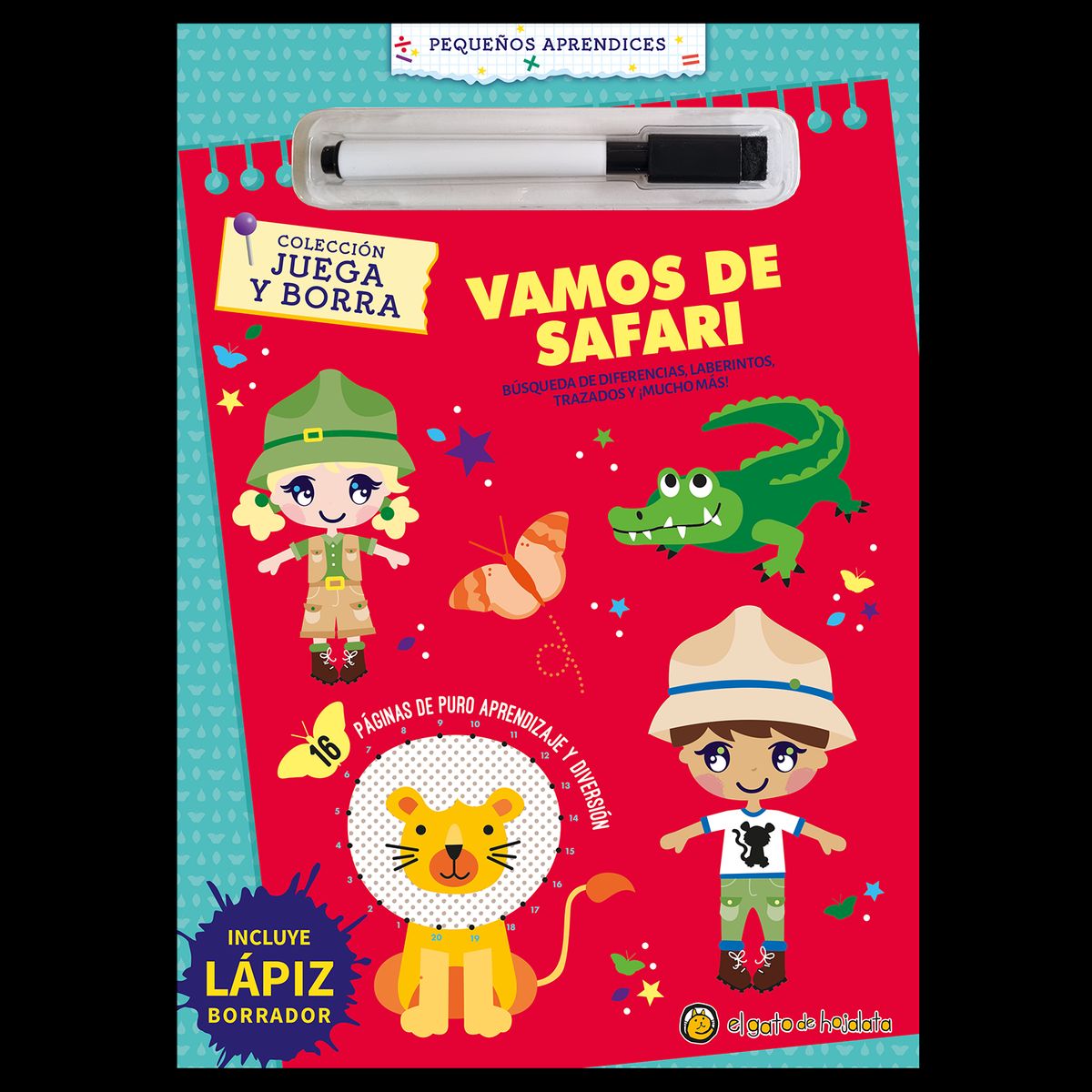 EDITORIAL GUADAL - LIBRO VAMOS DE SAFARI (JUEGA Y BORRA)