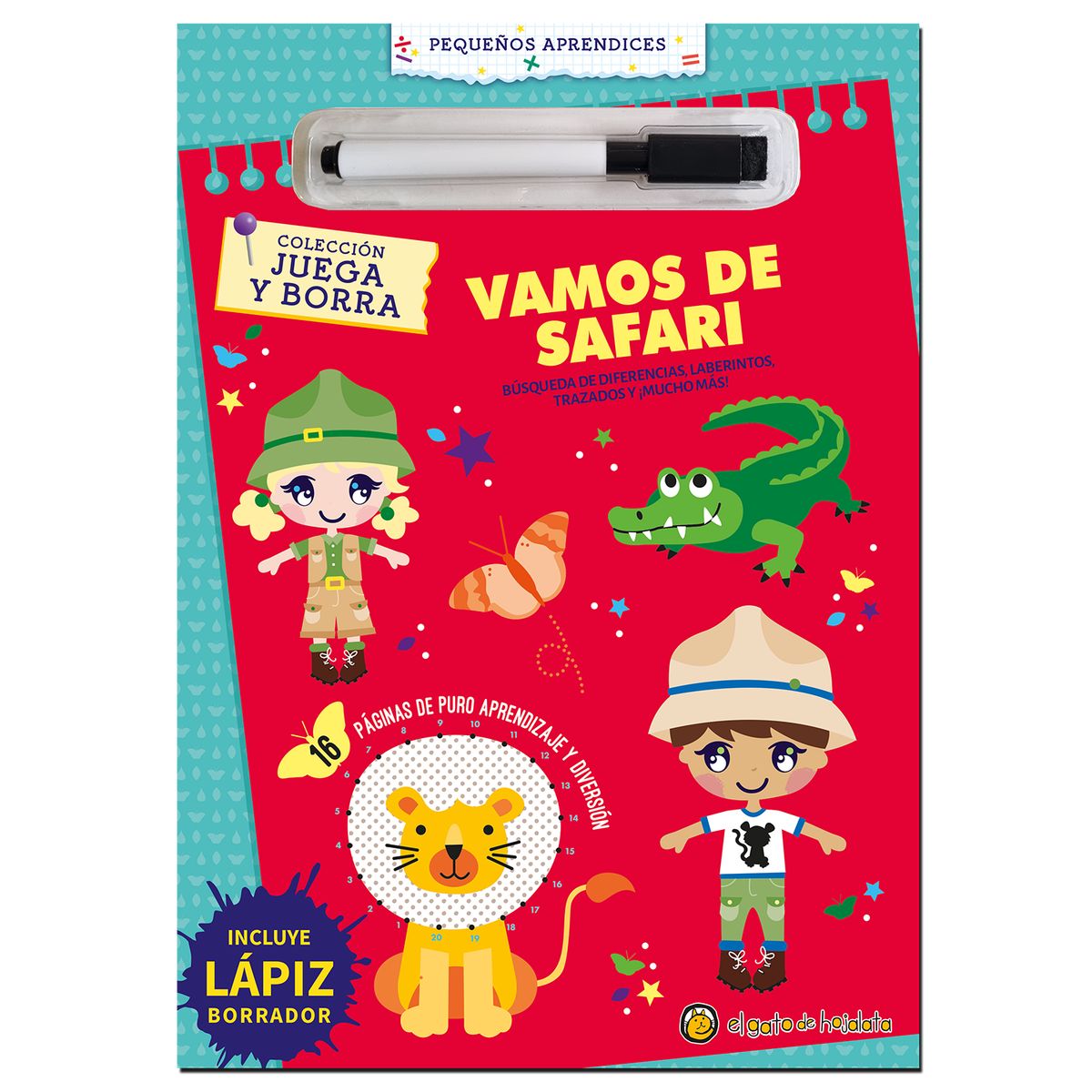 EDITORIAL GUADAL - LIBRO VAMOS DE SAFARI (JUEGA Y BORRA)