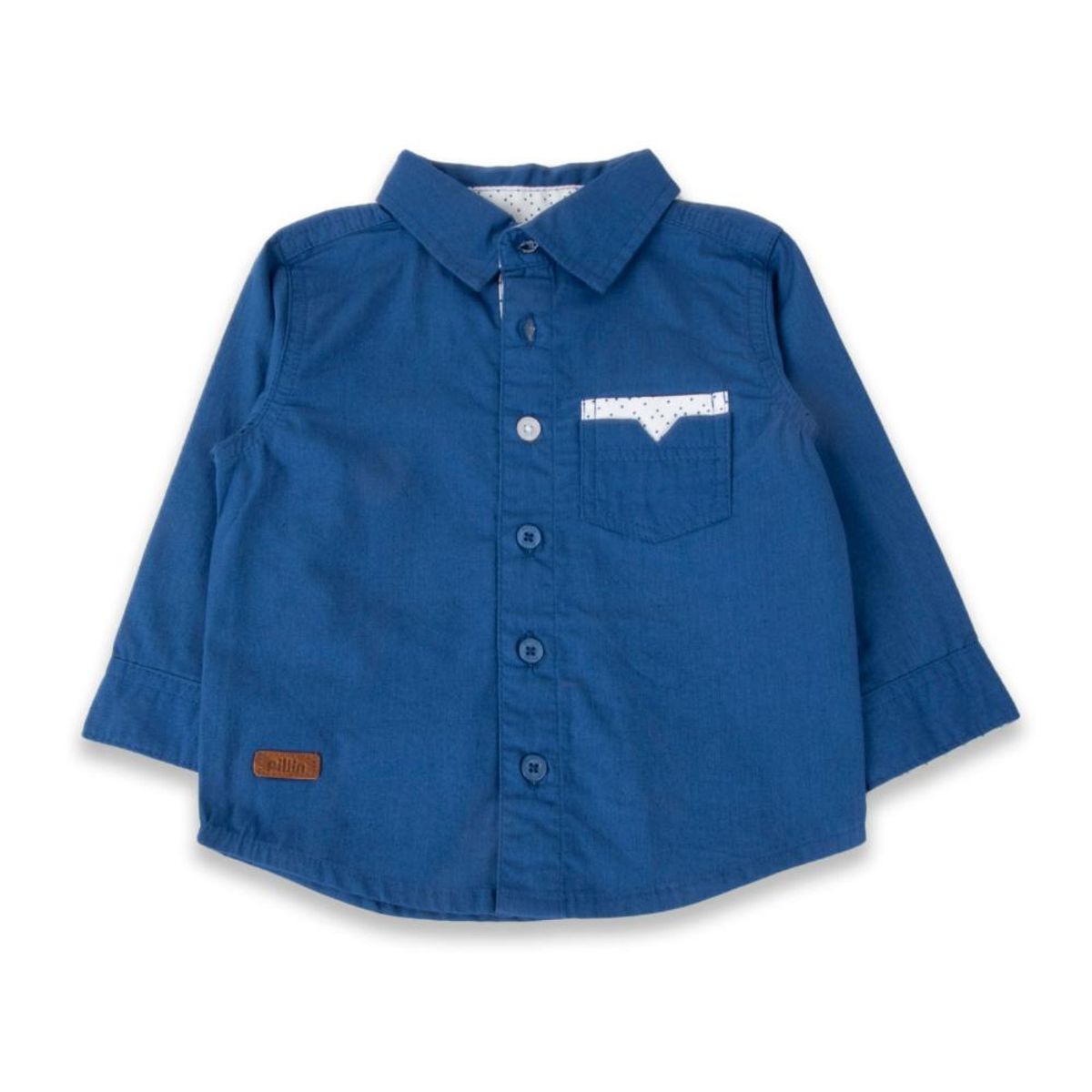 PILLIN - Camisa Bebé Niño Azul Pillin PILLIN