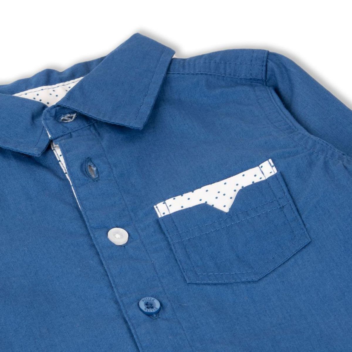 PILLIN - Camisa Bebé Niño Azul Pillin PILLIN