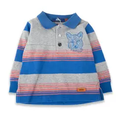 PILLIN - Polera Bebé Niño Azul eléctrico