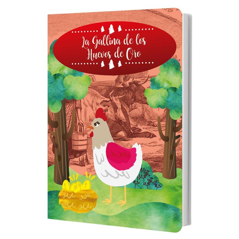 PRONOBEL - Libro De Cuento Tapa Dura La Gallina de Los Huevos de Oro Art & Craft
