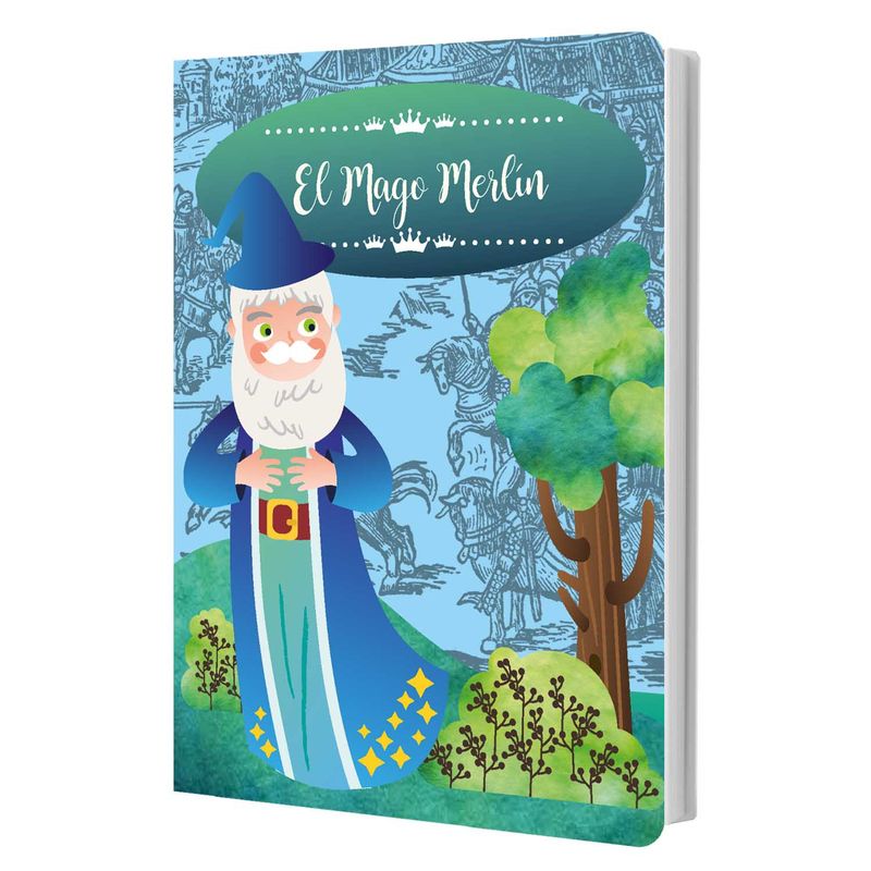 PRONOBEL - Libro De Cuento Tapa Dura El Mago Merlin 10 Pag Art & Craft