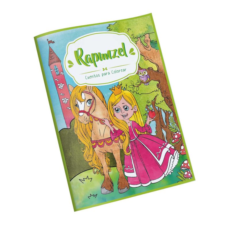 PRONOBEL - Cuentos Para Colorear Rapunzel 16 Paginas Art & Craft