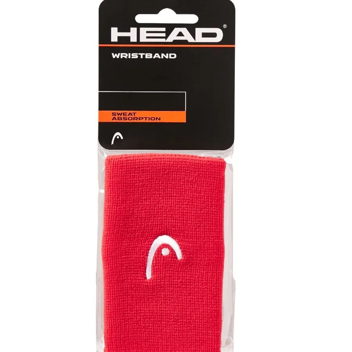HEAD - Muñequera Head Larga Rojo X2 Tenis Padel