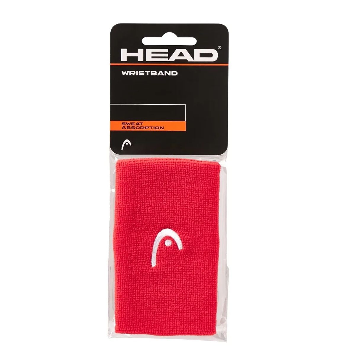 HEAD - Muñequera Head Larga Rojo X2 Tenis Padel