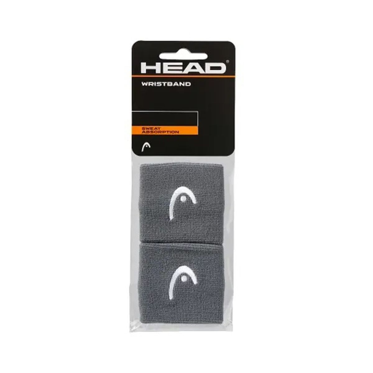 HEAD - Muñequera Head 25 Gris X2 Tenis Padel
