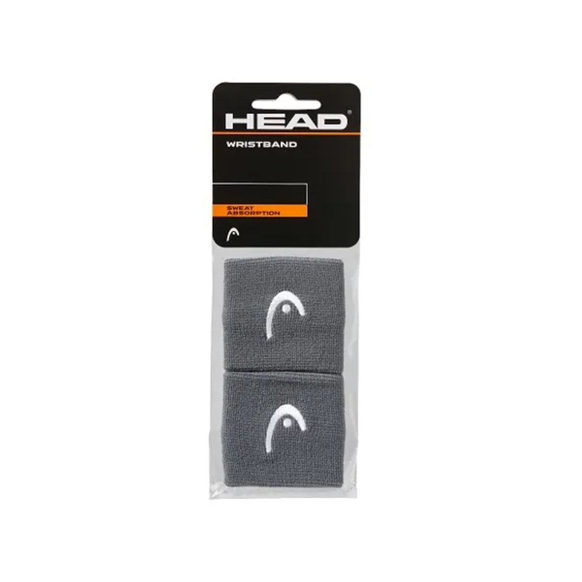 HEAD - Muñequera Head 25 Gris X2 Tenis Padel