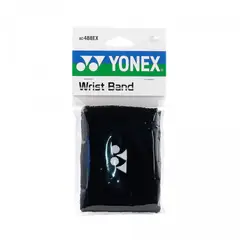 YONEX - Muñequera Jumbo Negra Tenis Padel