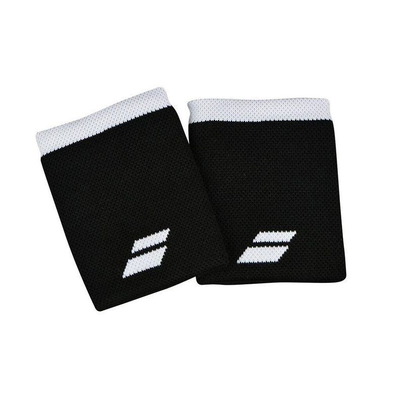BABOLAT - Muñequera Babolat Jumbo Negro Blanco X2 Tenis Padel