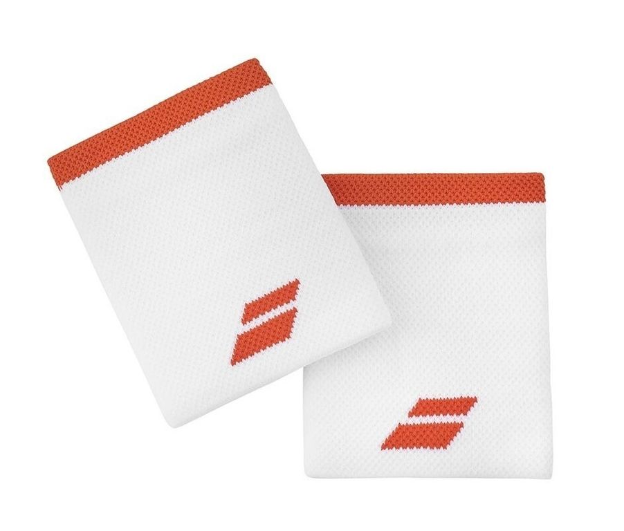 Munequera Jumbo Blanco Rojo X2 Tenis Padel