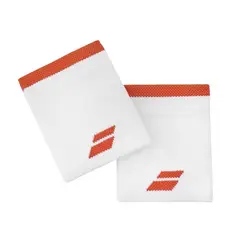 BABOLAT - Muñequera Jumbo Blanco Rojo X2 Tenis Padel