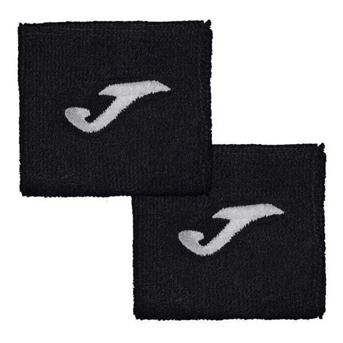 JOMA - Muñequera Joma Corta Negra X2 Tenis Padel