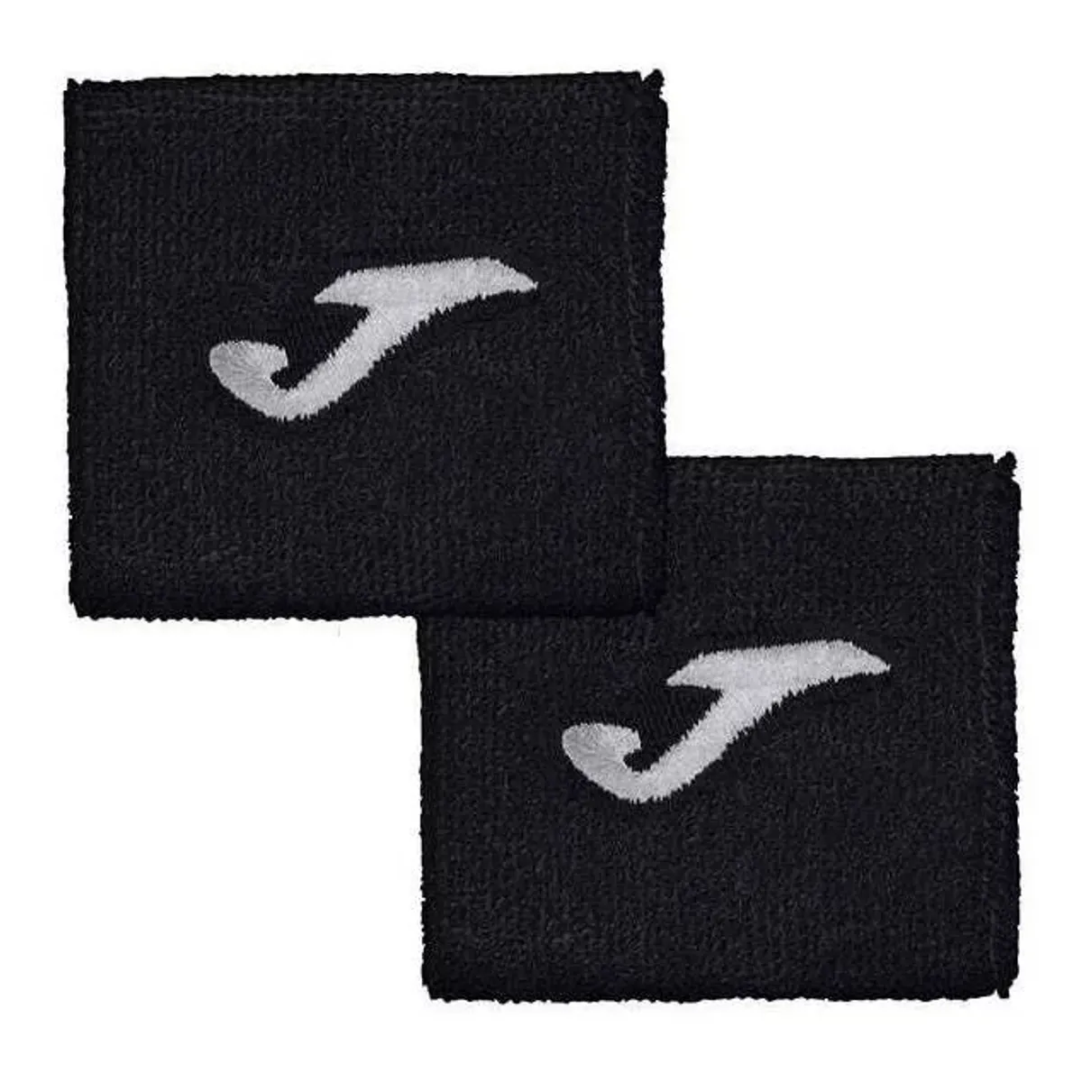 JOMA - Muñequera Joma Corta Negra X2 Tenis Padel