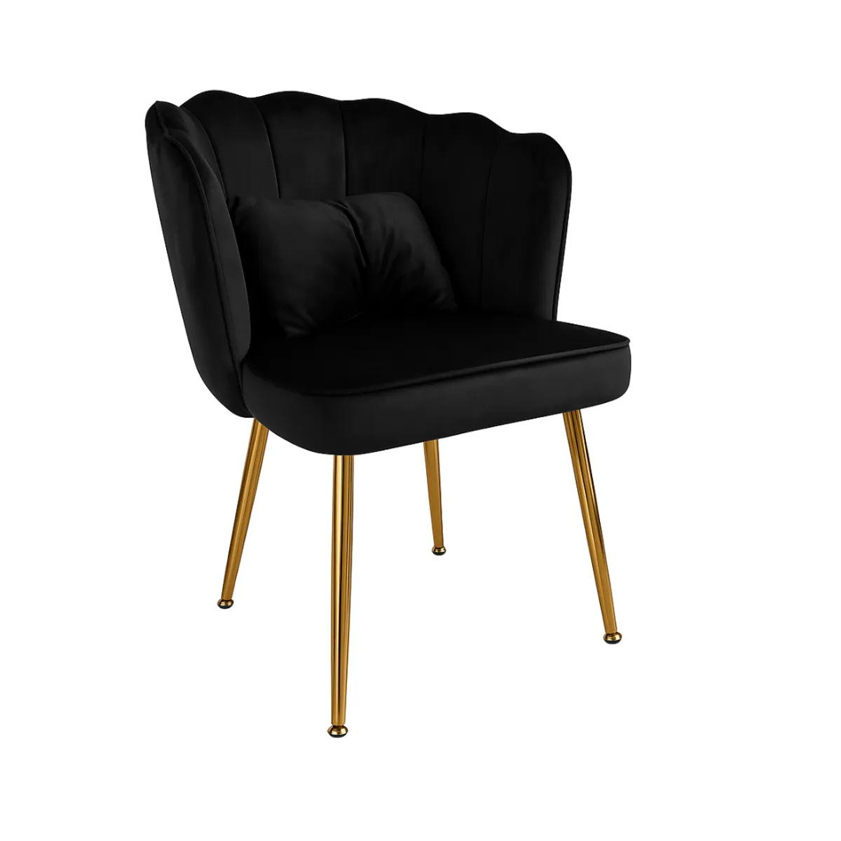 GENERICO - Sillon Corona Velvet NEGRO