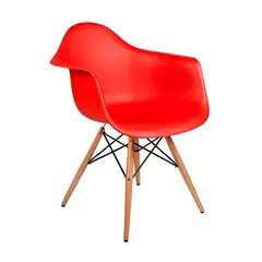 GENERICO - Butaca Estilo Eames Clásica ROJO