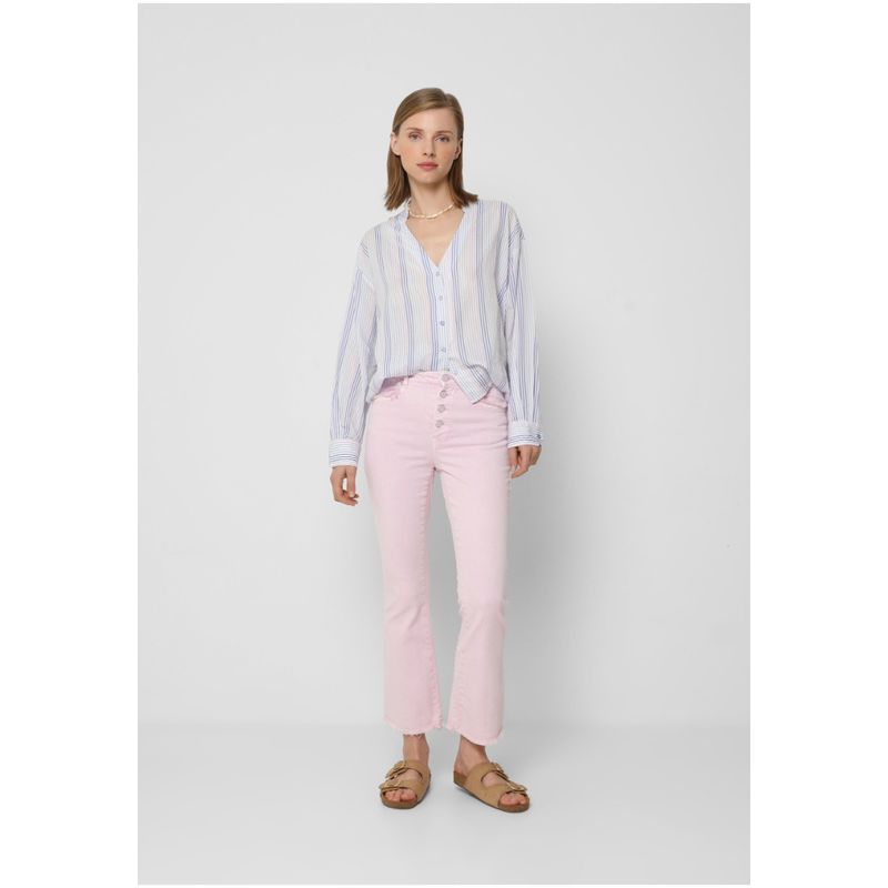 SCALPERS - Jeans Ankle Flare Lavados Lilac