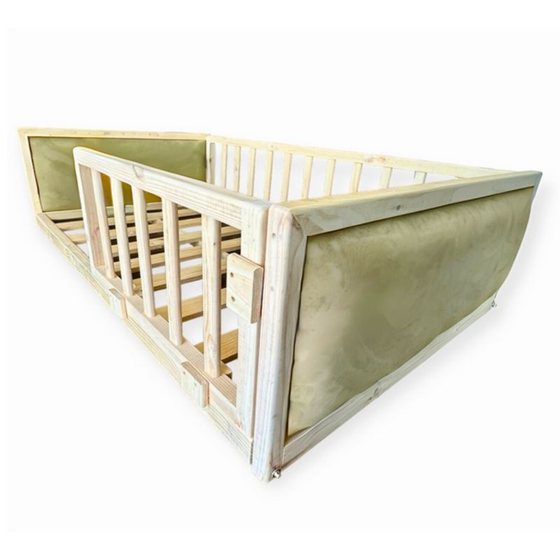 MPA DECOHOGAR - Cama infantil semitapizada acolchada - 1 plaza gris