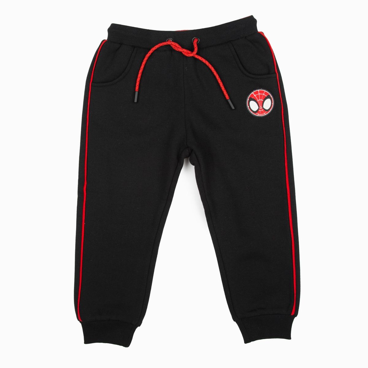 MARVEL - Pantalon de Buzo Niño Spidey Negro Marvel