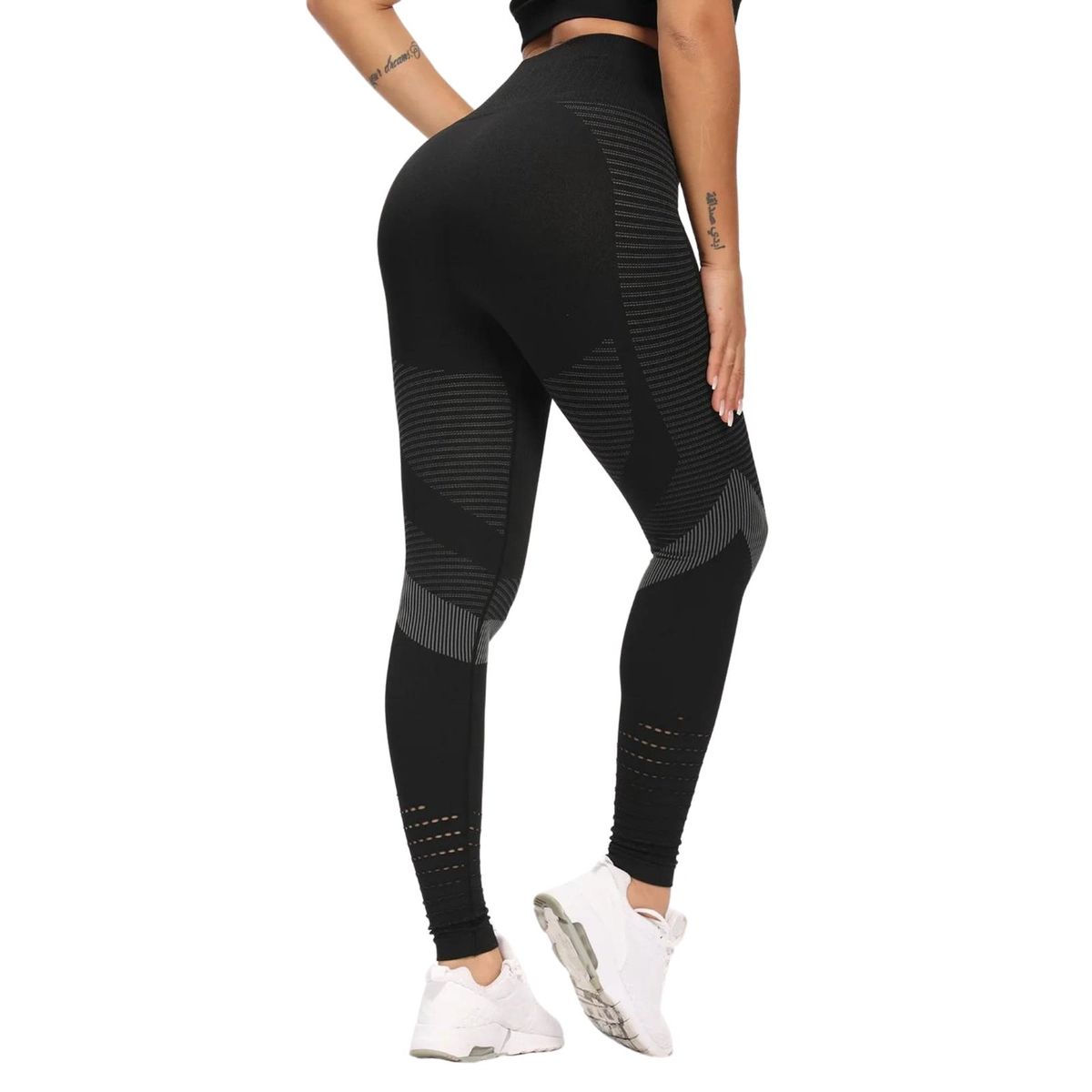 SUKHA - Calzas Mallas Tiro Alto Negro Sukha