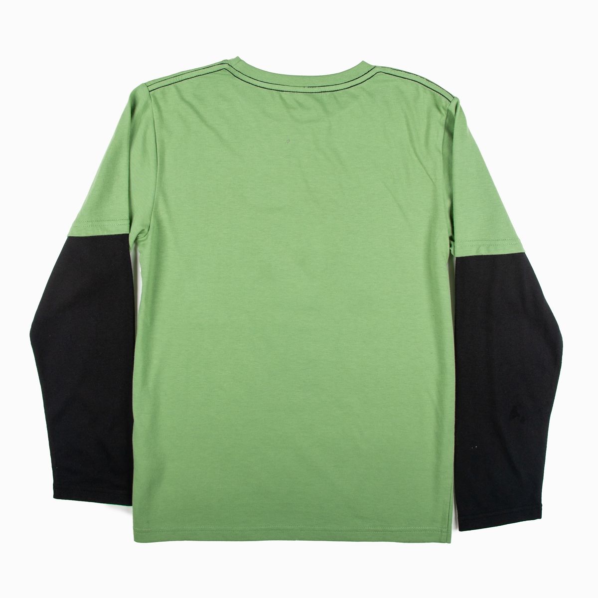 MINECRAFT - Polera Manga Larga Niño Doble Manga Creepers Verde Minecraft