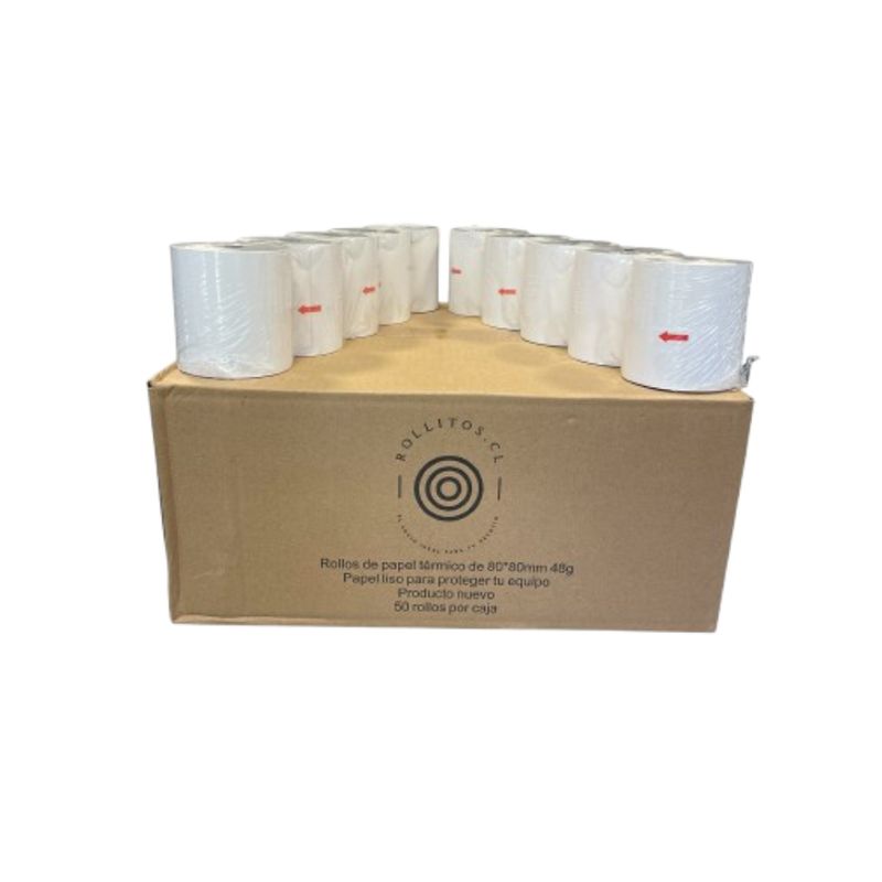 ROLLITOS - Pack x 15 Rollos Térmicos 80x80  80mm x 80metros