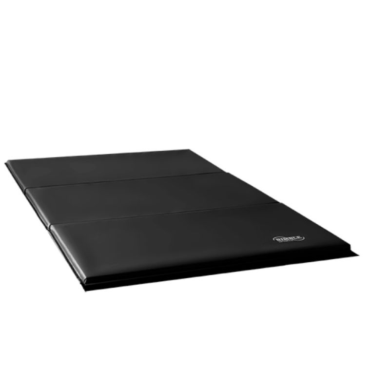 GENERICO - Colchoneta plegable de gimnasia para entrenamiento color Negra