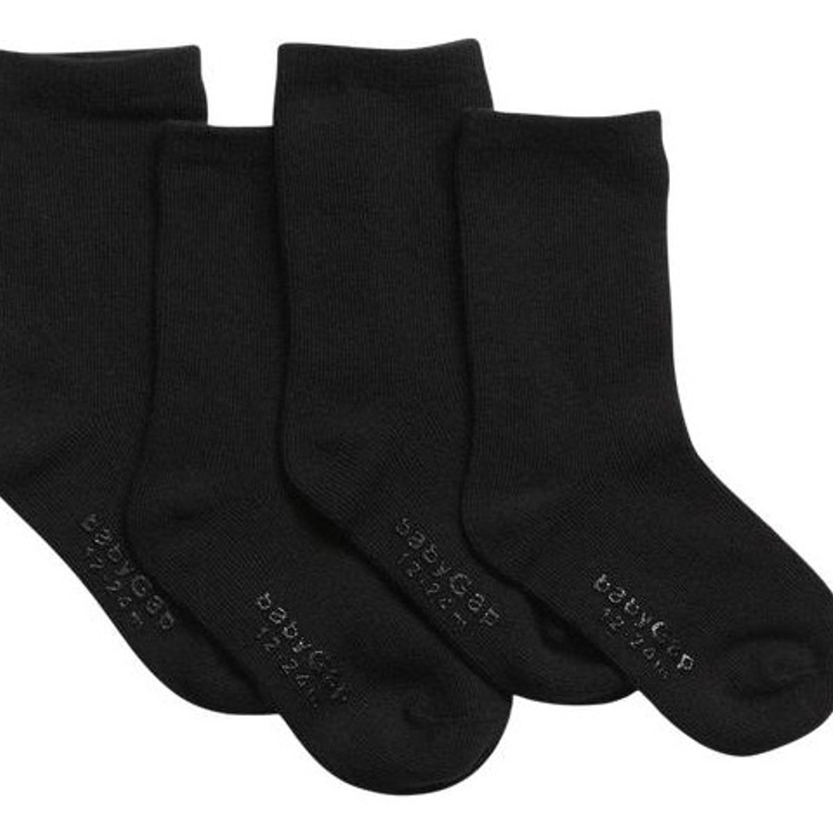 GAP - Calcetines Pack De 4 Unisex Bebé Negro